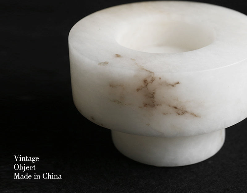 VAVINCI Arishia Luxury Natural Marble Candlestick Ornaments from VAVINCI