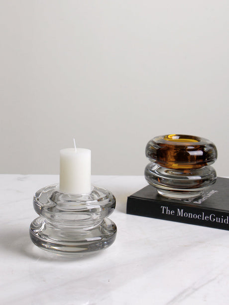 VAVINCI Asahikawa Elegant Crystal Glass Candleholder Home Decor from VAVINCI