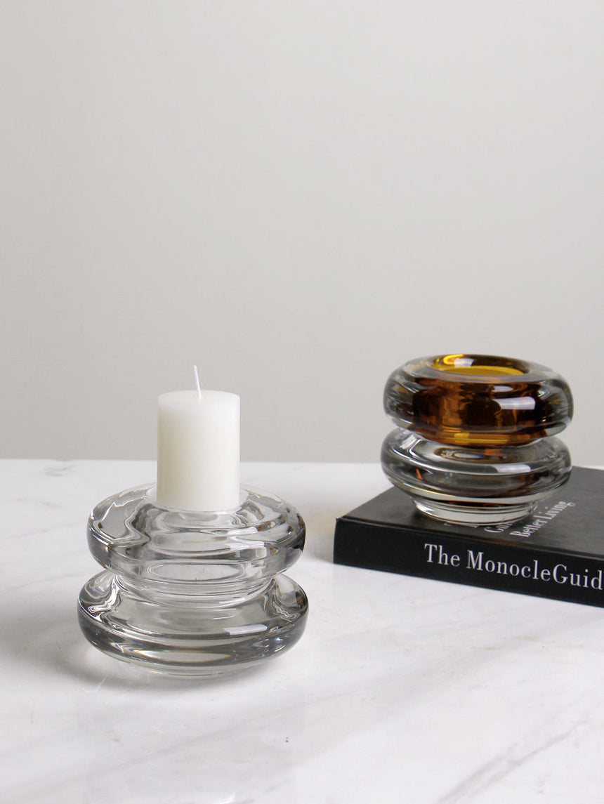 VAVINCI Asahikawa Elegant Crystal Glass Candleholder Home Decor from VAVINCI