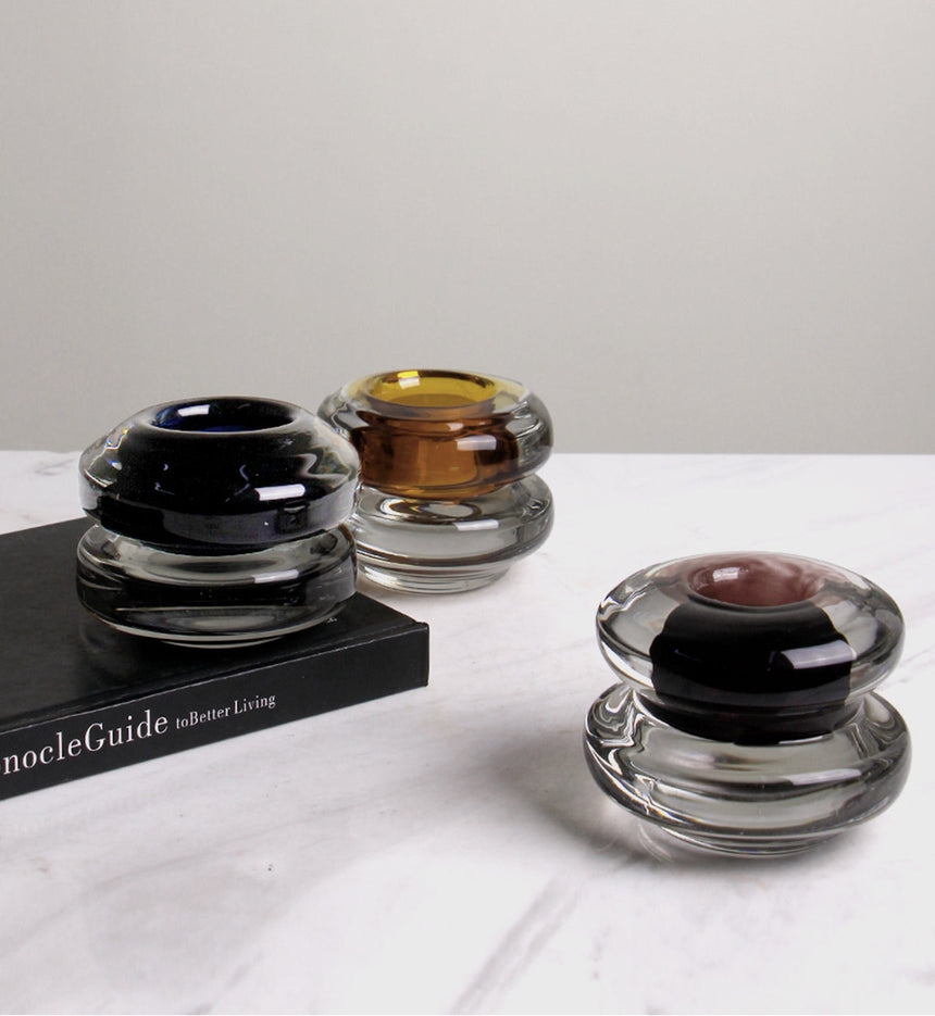 VAVINCI Asahikawa Elegant Crystal Glass Candleholder Home Decor from VAVINCI