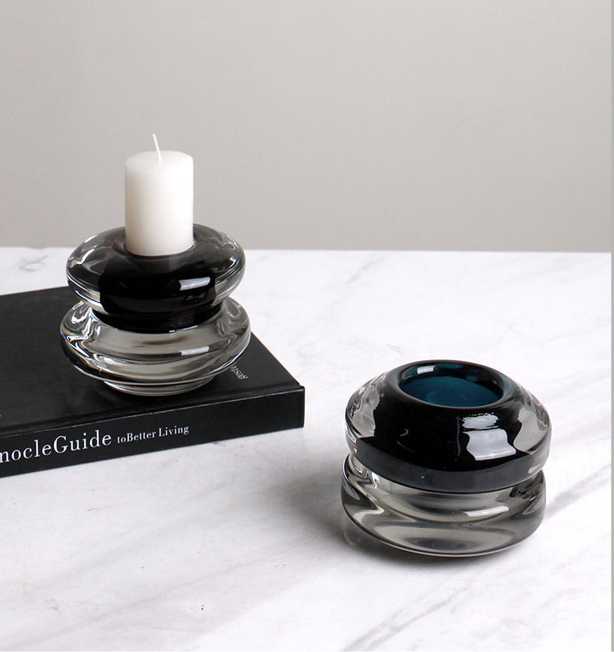 VAVINCI Asahikawa Elegant Crystal Glass Candleholder Home Decor from VAVINCI