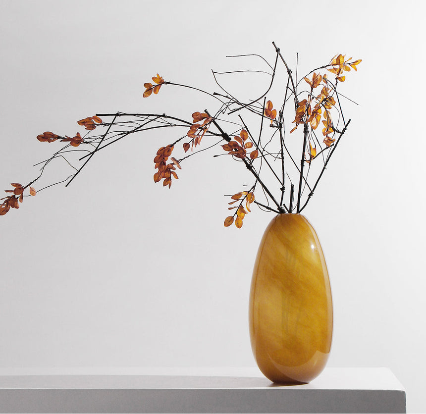 VAVINCI Ashtin Sleek Modern Orange Gloss Jewelry Decoration from VAVINCI