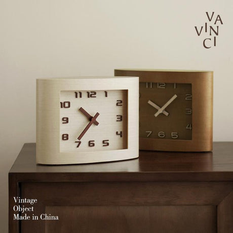 VAVINCI Aymeric Luxurious Solid Wood Silent Clock from VAVINCI