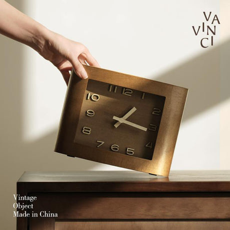 VAVINCI Aymeric Luxurious Solid Wood Silent Clock from VAVINCI