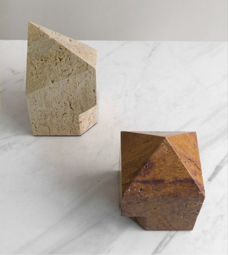 VAVINCI Caelum Unique Geometric Marble Ornament from VAVINCI