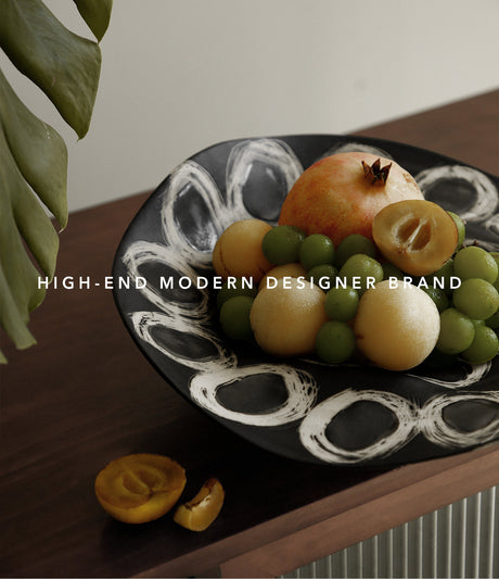 VAVINCI Elowen Artistic Retro Ceramic Fruit Plate from VAVINCI
