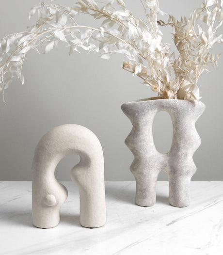 VAVINCI Elowen Minimalist Abstract Geometric Ceramic Ornaments from VAVINCI