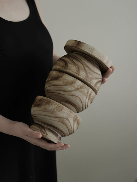 VAVINCI Elowen Unique Solid Wood Geometric Ornaments from VAVINCI