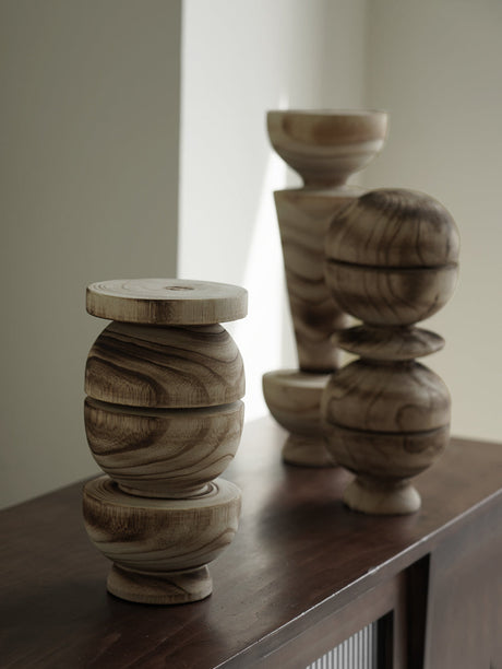 VAVINCI Elowen Unique Solid Wood Geometric Ornaments from VAVINCI