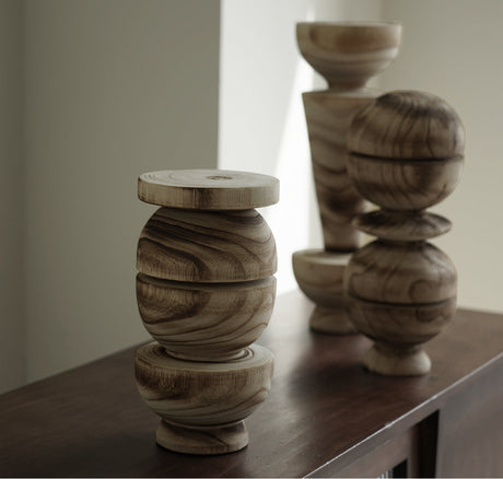 VAVINCI Elowen Unique Solid Wood Geometric Ornaments from VAVINCI