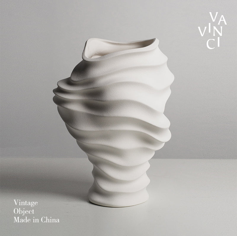 VAVINCI Hiroshi Elegant Modern Ceramic Flower Vase from VAVINCI