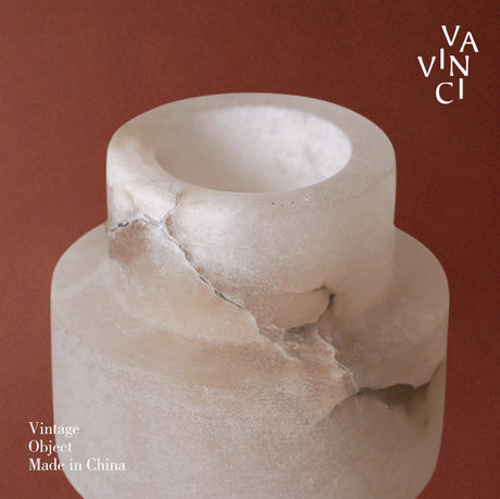 VAVINCI Hoshiko Elegant Natural Jade Vase from VAVINCI