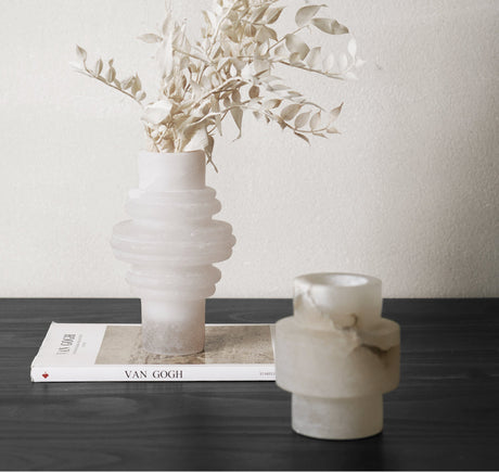 VAVINCI Hoshiko Elegant Natural Jade Vase from VAVINCI