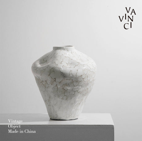 VAVINCI Isolde Elegant Chinese-Style Ceramic Flower Vase from VAVINCI