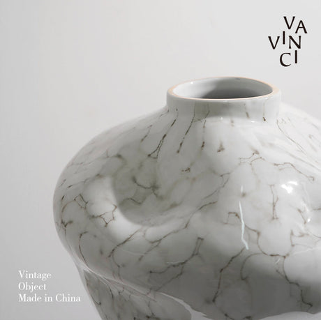VAVINCI Isolde Elegant Chinese-Style Ceramic Flower Vase from VAVINCI