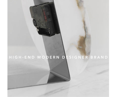 VAVINCI Isolde Elegant Minimalist Marble Clock Ornament from VAVINCI