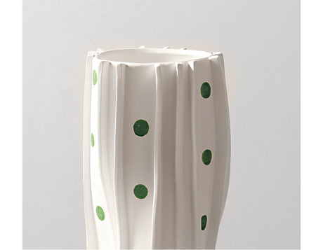 VAVINCI Isolde Striped Polkadot Handmade Ceramic Vase from VAVINCI