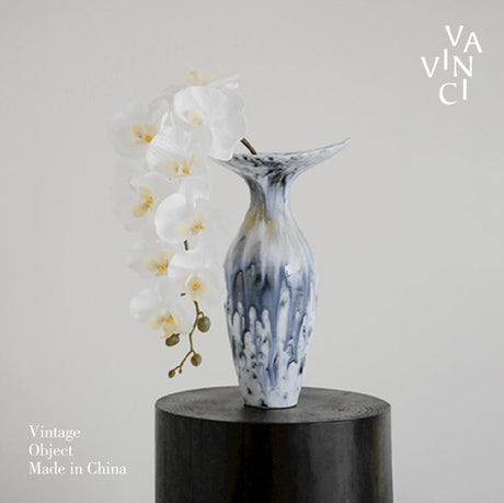 VAVINCI Kinsley Elegant Glaze Handmade Ceramic Vase from VAVINCI