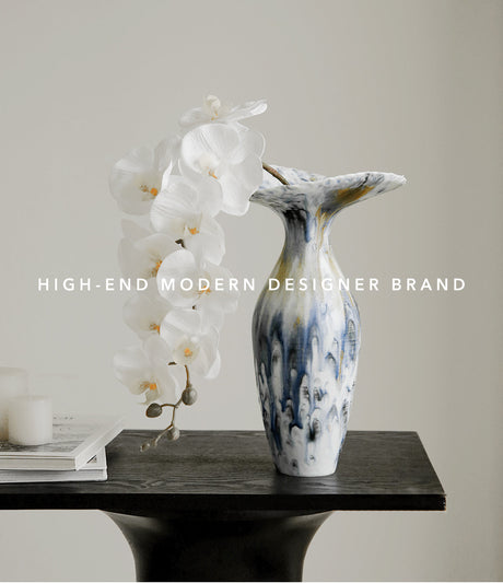 VAVINCI Kinsley Elegant Glaze Handmade Ceramic Vase from VAVINCI