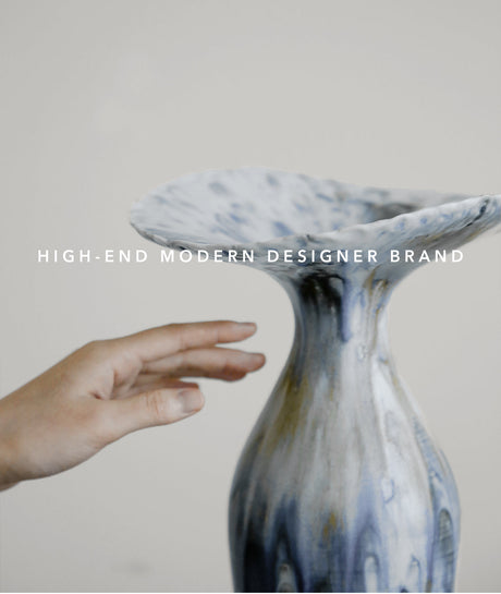 VAVINCI Kinsley Elegant Glaze Handmade Ceramic Vase from VAVINCI