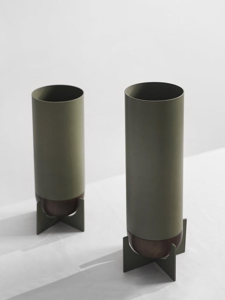 VAVINCI Marisabel Elegant Geometric Metal Vase from VAVINCI