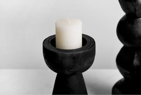 VAVINCI Marisol Artistic Wooden Candleholder for Hotel Décor from VAVINCI
