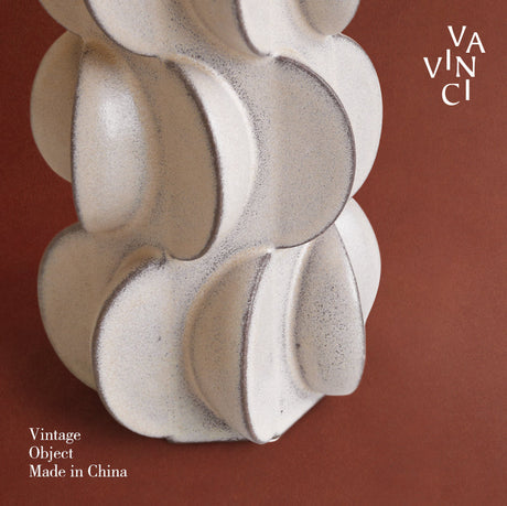 VAVINCI Marisol Elegant Geometric Ceramic Vase from VAVINCI