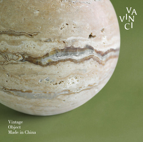 VAVINCI Marisol Elegant Modern Yellow Marble Paperweight Ornament from VAVINCI