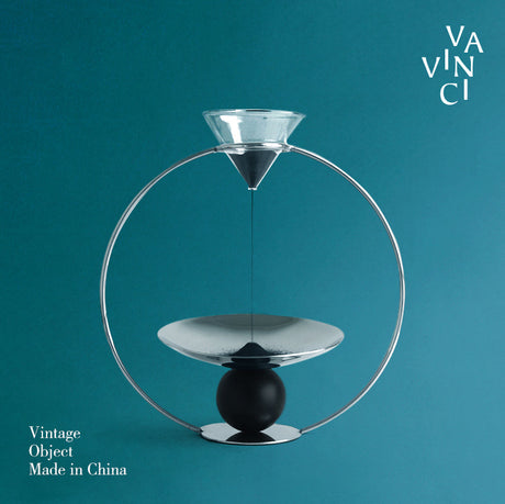 VAVINCI Marisol Elegant Stainless Steel Hourglass Ornament from VAVINCI
