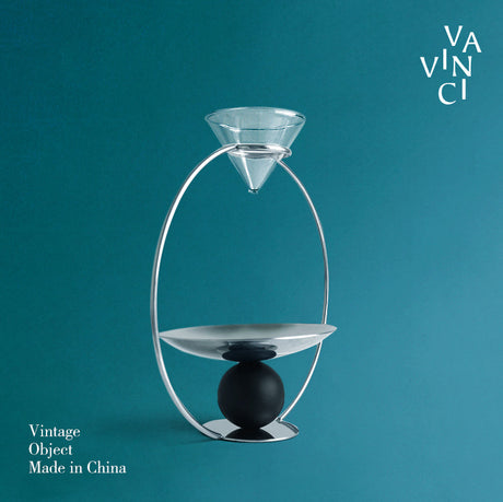 VAVINCI Marisol Elegant Stainless Steel Hourglass Ornament from VAVINCI