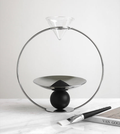 VAVINCI Marisol Elegant Stainless Steel Hourglass Ornament from VAVINCI