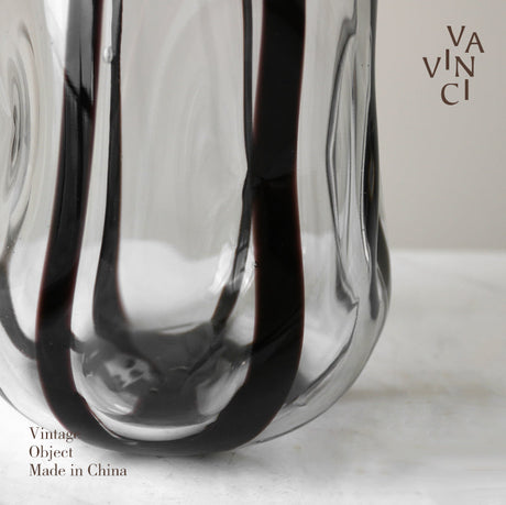 VAVINCI Mitsuki Elegant Glass Floral Centerpiece Vase from VAVINCI