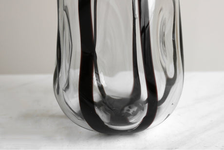 VAVINCI Mitsuki Elegant Glass Floral Centerpiece Vase from VAVINCI