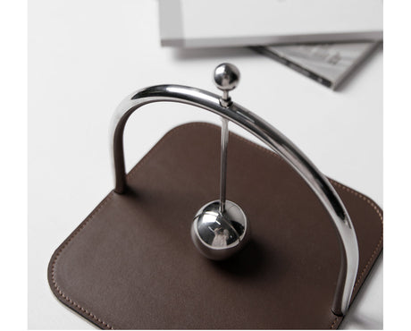 VAVINCI Paloma Modern Metal Leather Paper Towel Rack from VAVINCI