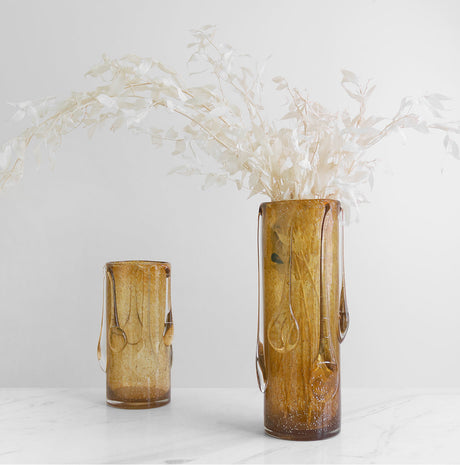 VAVINCI Xiangling Elegant Retro Handmade Glass Vase from VAVINCI
