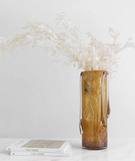 VAVINCI Xiangling Elegant Retro Handmade Glass Vase from VAVINCI