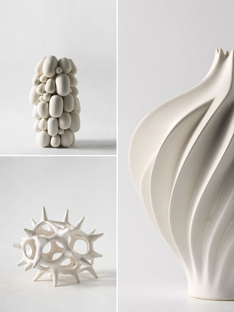 VAVINCI Yuki Elegant Spiral Twisted Vase Ornament from VAVINCI
