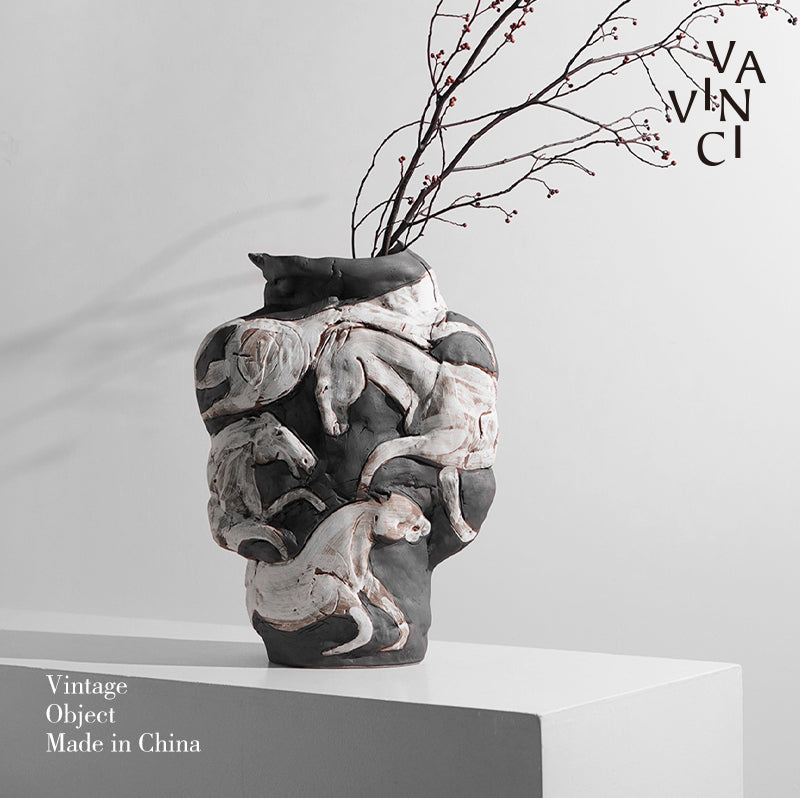 VAVINCI Zephyra Elegant Handmade Ceramic Vase from VAVINCI