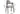 WANMEI Asuka Minimalist Iron Art Nordic Chair from WANMEI