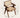 WANMEI Tsubasa Bohemian Solid Wood Dining Chair from WANMEI