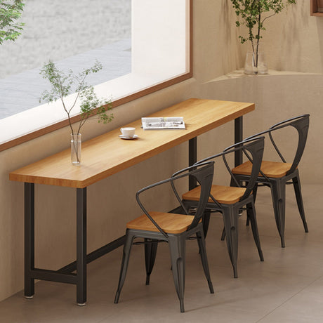 WEIMEI Aislinn Modern Square Narrow Table & Chair Set from WEIMEI