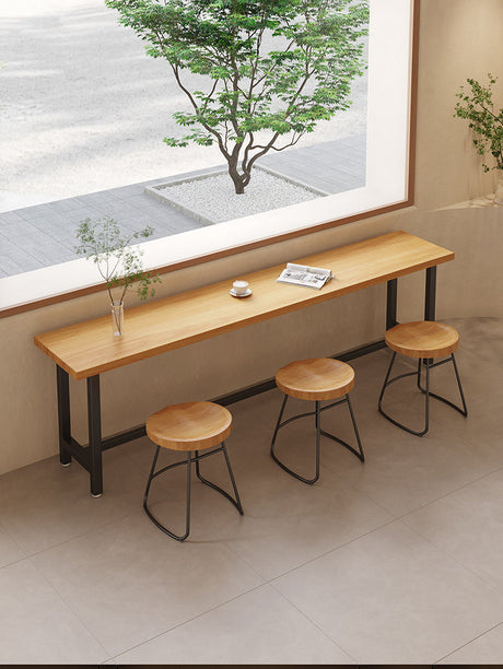 WEIMEI Aislinn Modern Square Narrow Table & Chair Set from WEIMEI