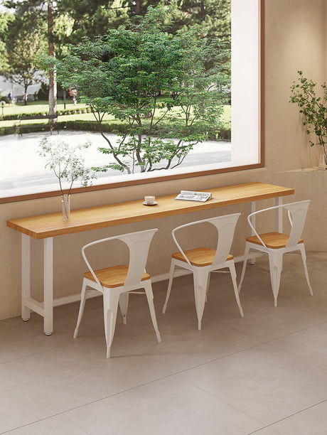 WEIMEI Aislinn Modern Square Narrow Table & Chair Set from WEIMEI