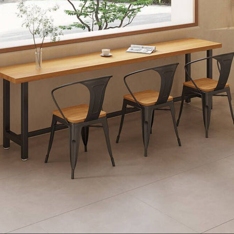 WEIMEI Aislinn Modern Square Narrow Table & Chair Set from WEIMEI