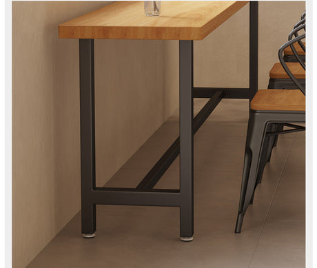 WEIMEI Aislinn Modern Square Narrow Table & Chair Set from WEIMEI