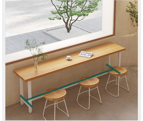 WEIMEI Aislinn Modern Square Narrow Table & Chair Set from WEIMEI