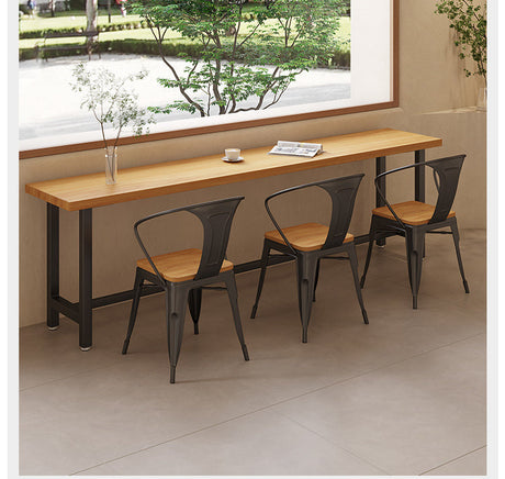 WEIMEI Aislinn Modern Square Narrow Table & Chair Set from WEIMEI