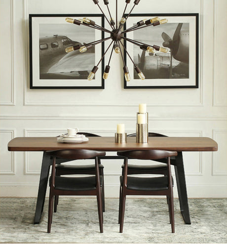 WEIMEI Aoyama Elegant Natural Wood Scandinavian High Chair from WEIMEI