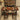 WEIMEI Calypso Rustic Sturdy Dining Table & Chair Set from WEIMEI