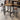 WEIMEI Fuzhou Vintage Rustic Square Table - Industrial Style Bistro Table from WEIMEI